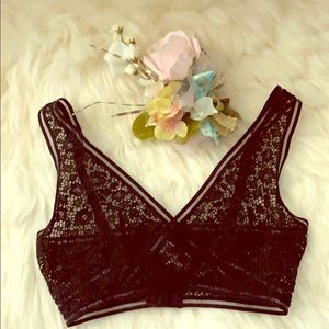 Victoria Secret black lace bra